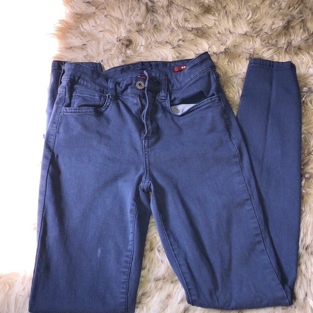 Denim skinny jeans